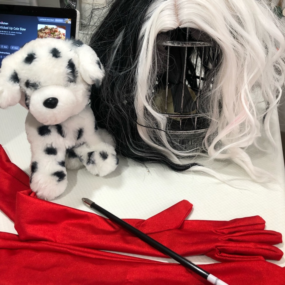 Cruella de vil costume accessories
